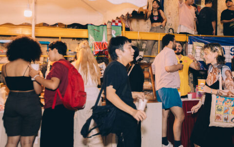 Truc Bao at Block party food festival in Truc Bach, Hanoi, Vietnam.